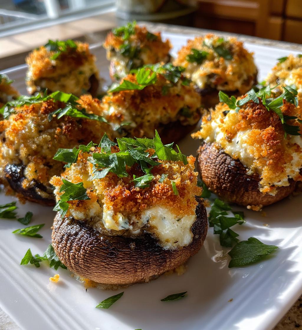 air fryer stuffed mushrooms deliciously cheesy bites - detail 1