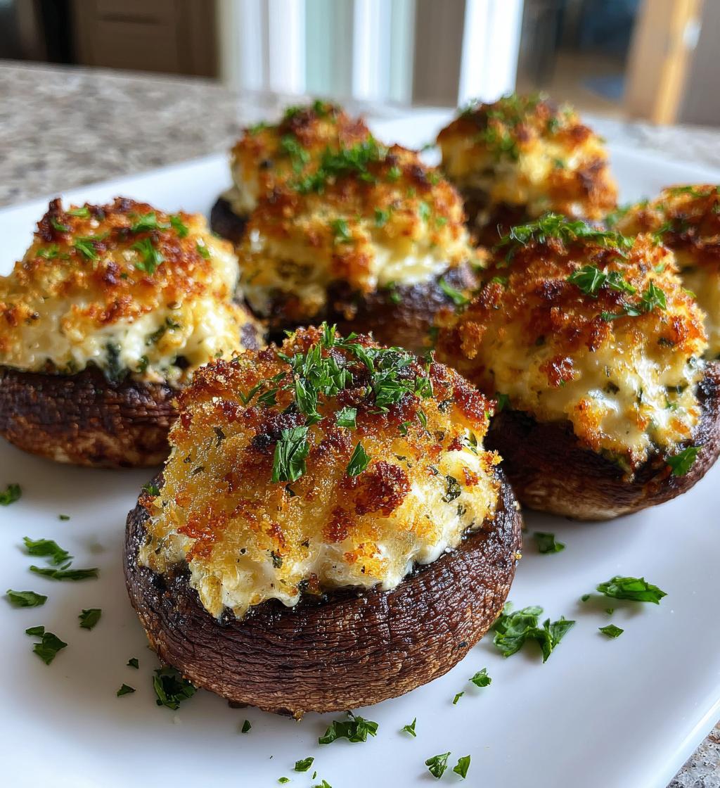air fryer stuffed mushrooms deliciously cheesy bites