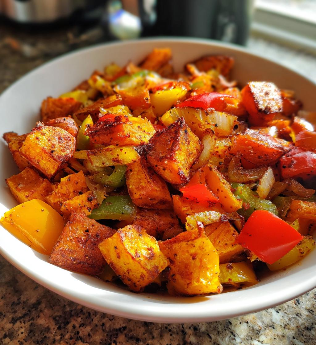 air fryer sweet potato hash recipe
