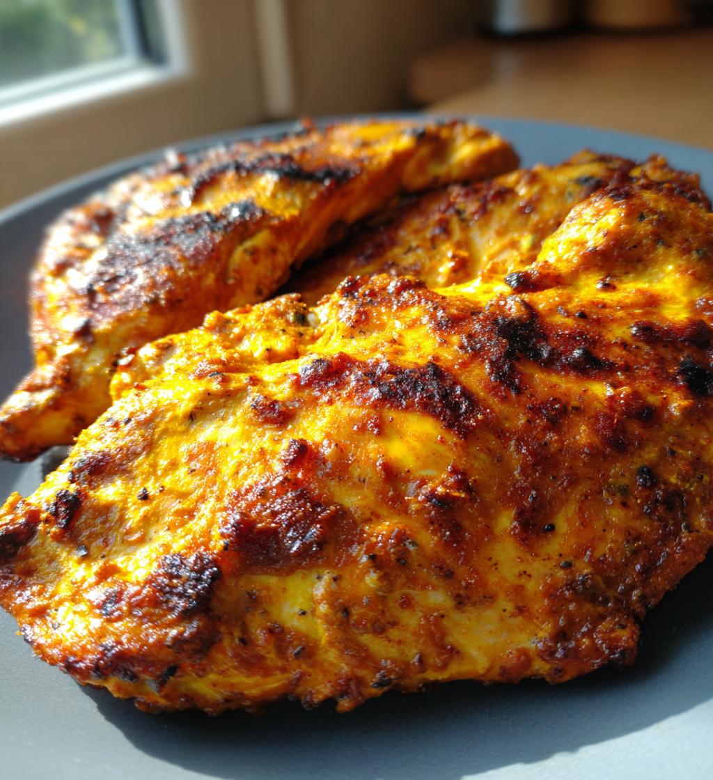 air fryer tandoori chicken breast recipe - detail 1