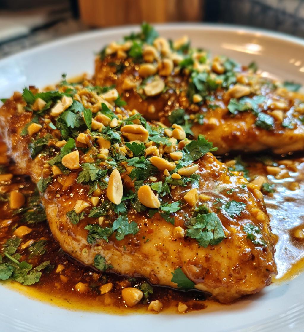 air fryer thai peanut chicken fillet recipe - detail 1