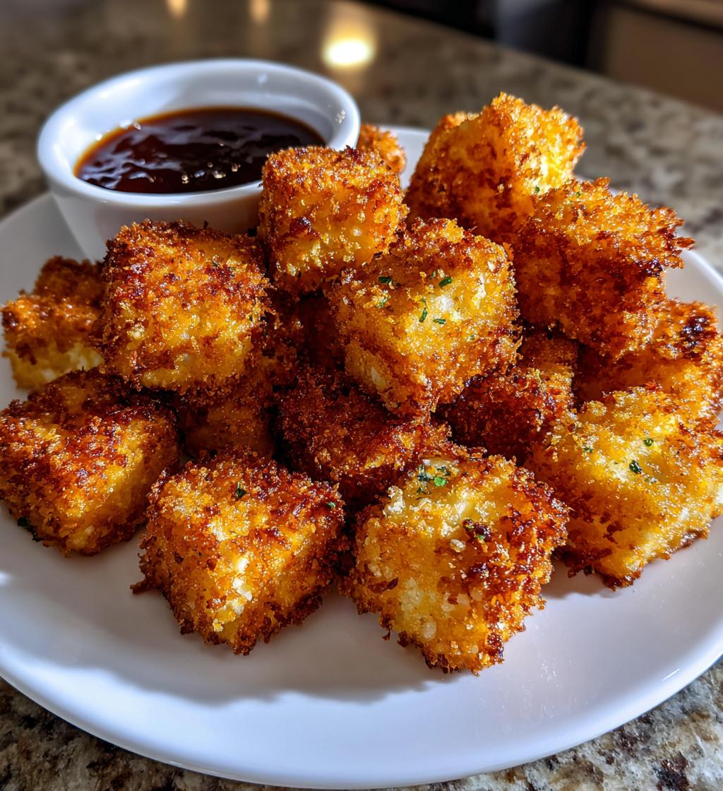 air fryer tofu bites crispy vegan snack recipe