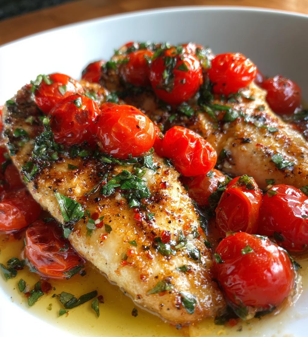 air fryer tomato basil chicken breast recipe - detail 1