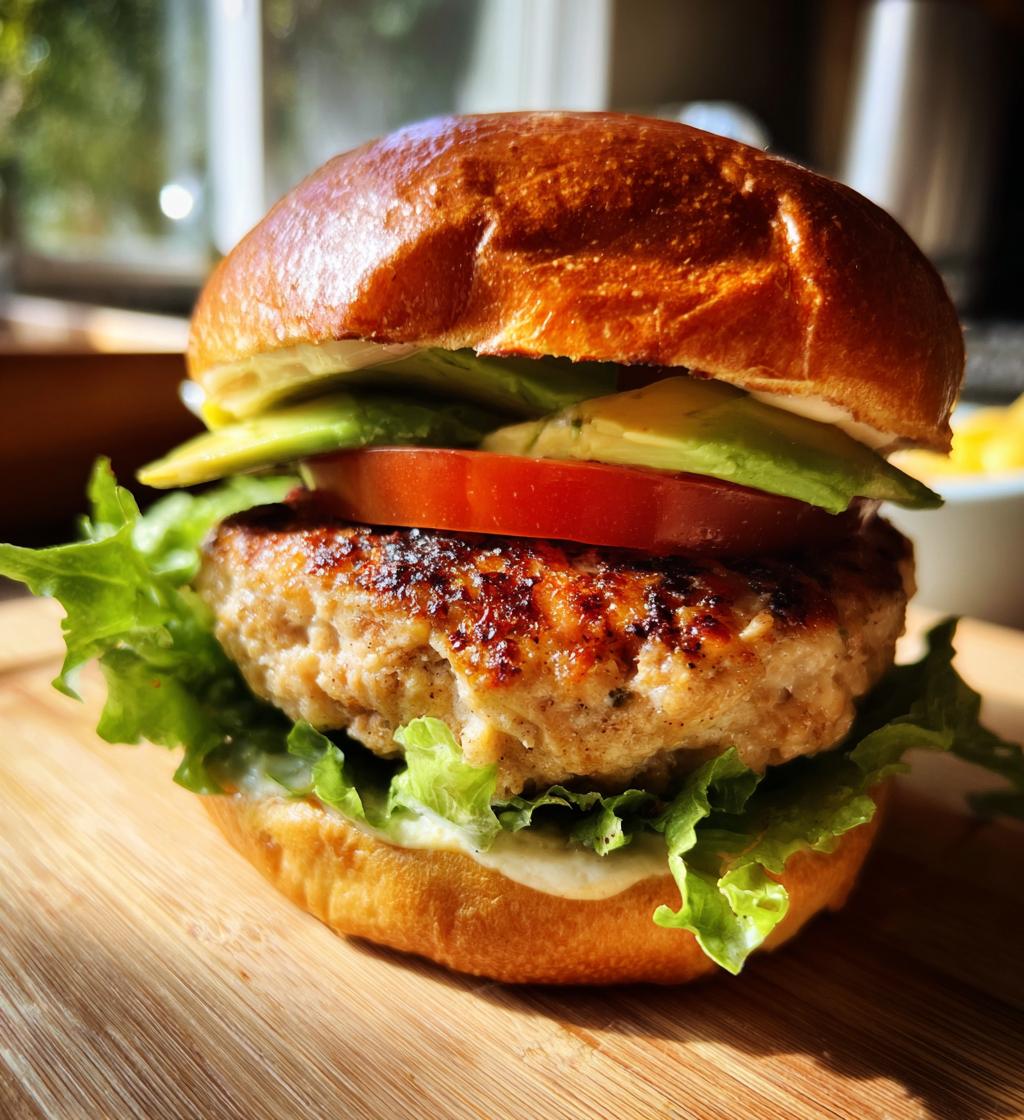 air fryer turkey burgers no bun guilt free delight - detail 1