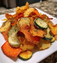 air fryer veggie chips recipe guilt free snack