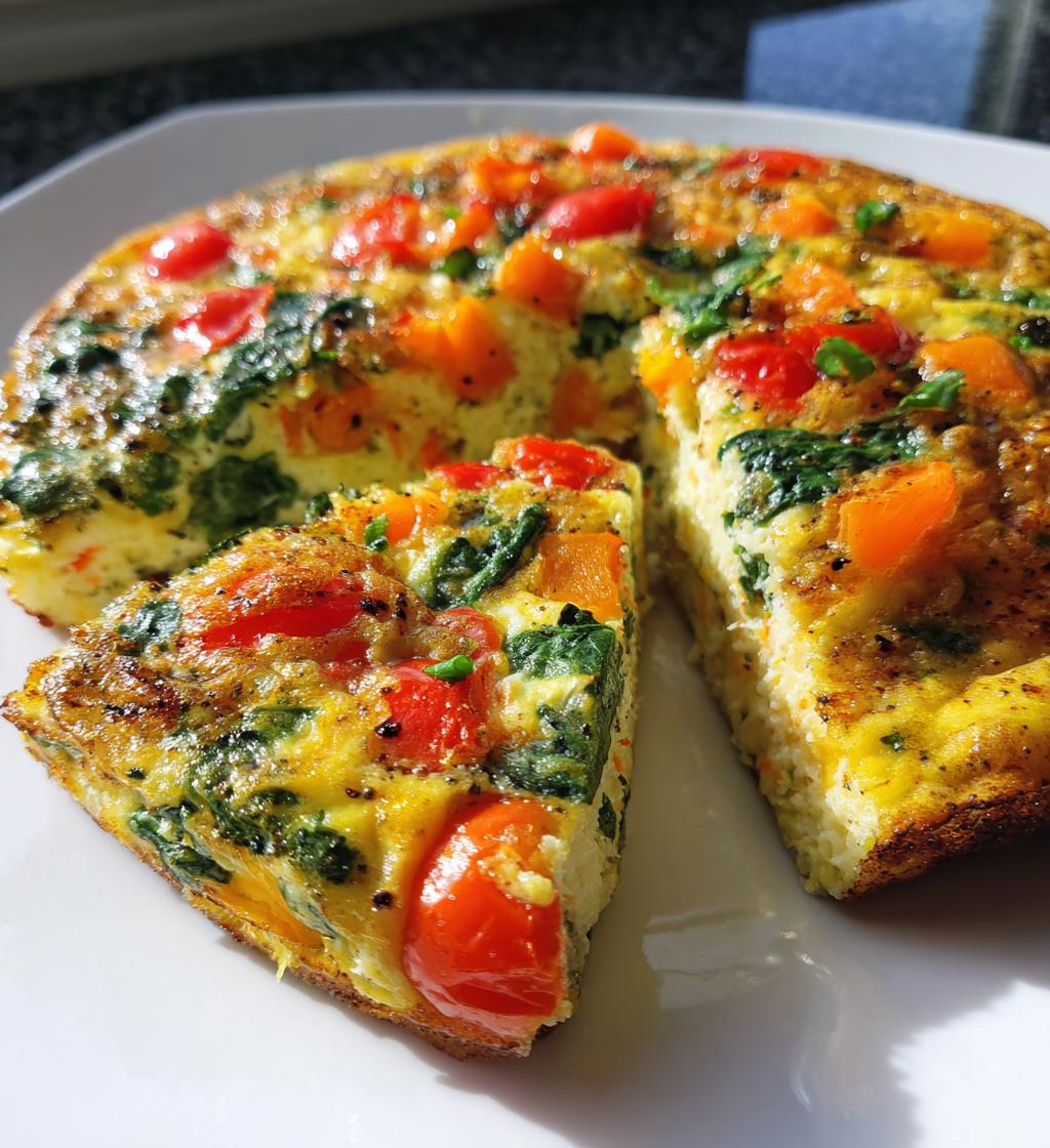 air fryer veggie frittata delicious healthy breakfast