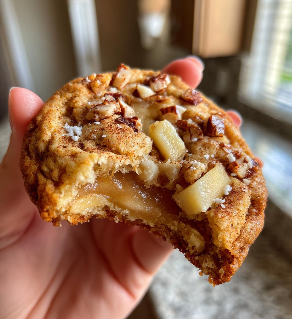 apple pie cheesecake cookies - detail 1