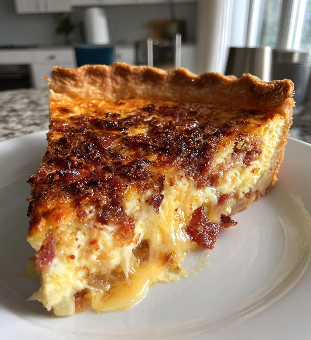 bacon and cheese quiche