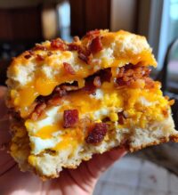 bacon egg and cheese biscuit bake