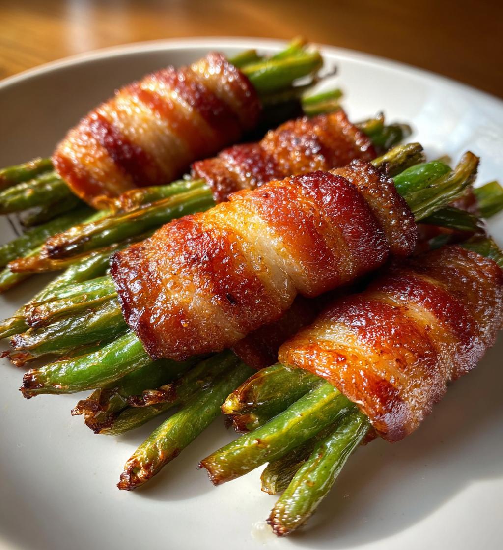 bacon green bean bundles - detail 1
