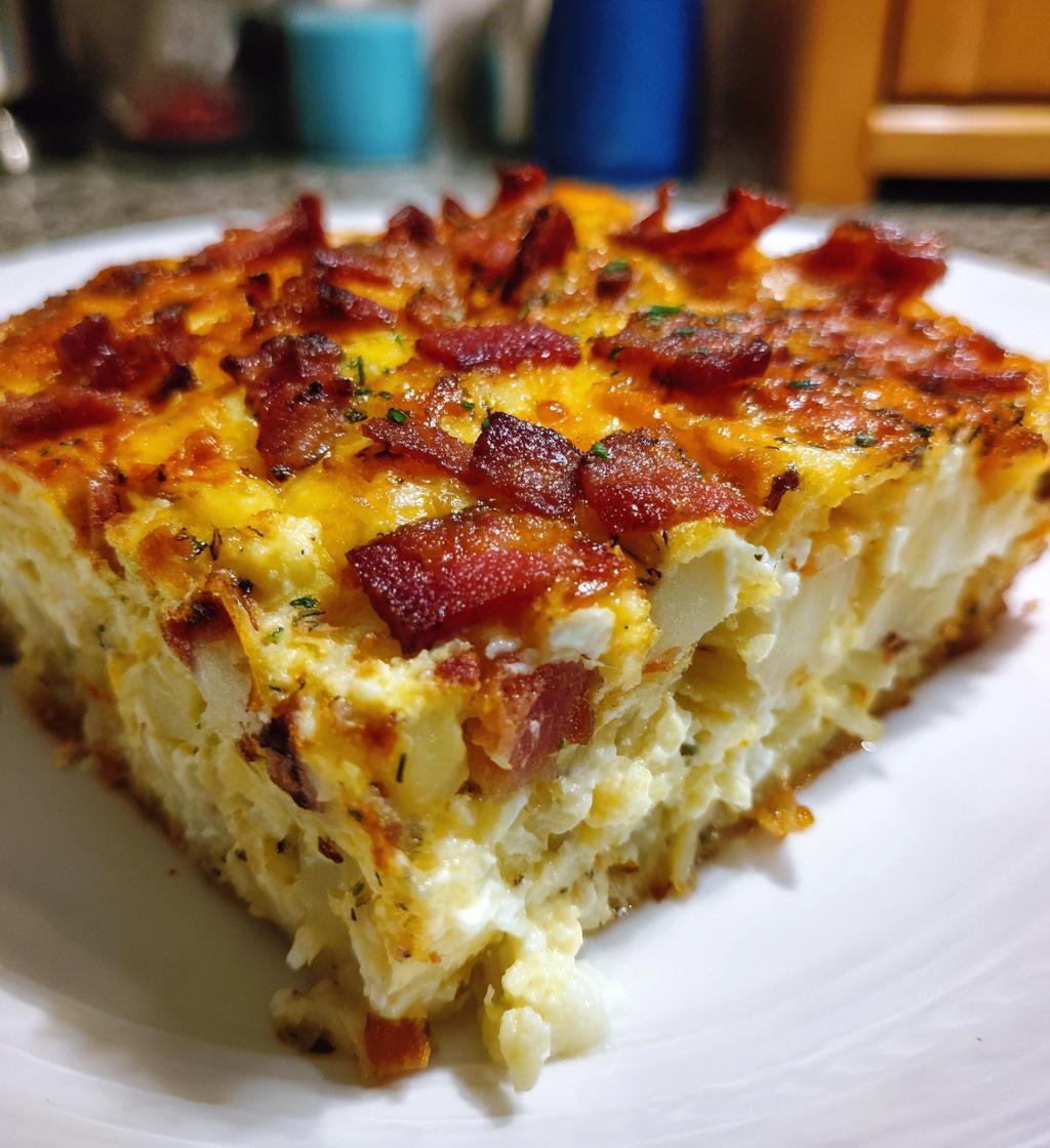 bacon potato and egg casserole
