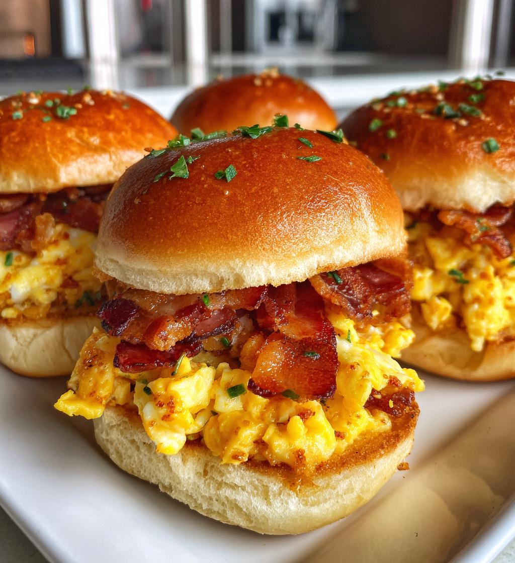 bagel breakfast sliders