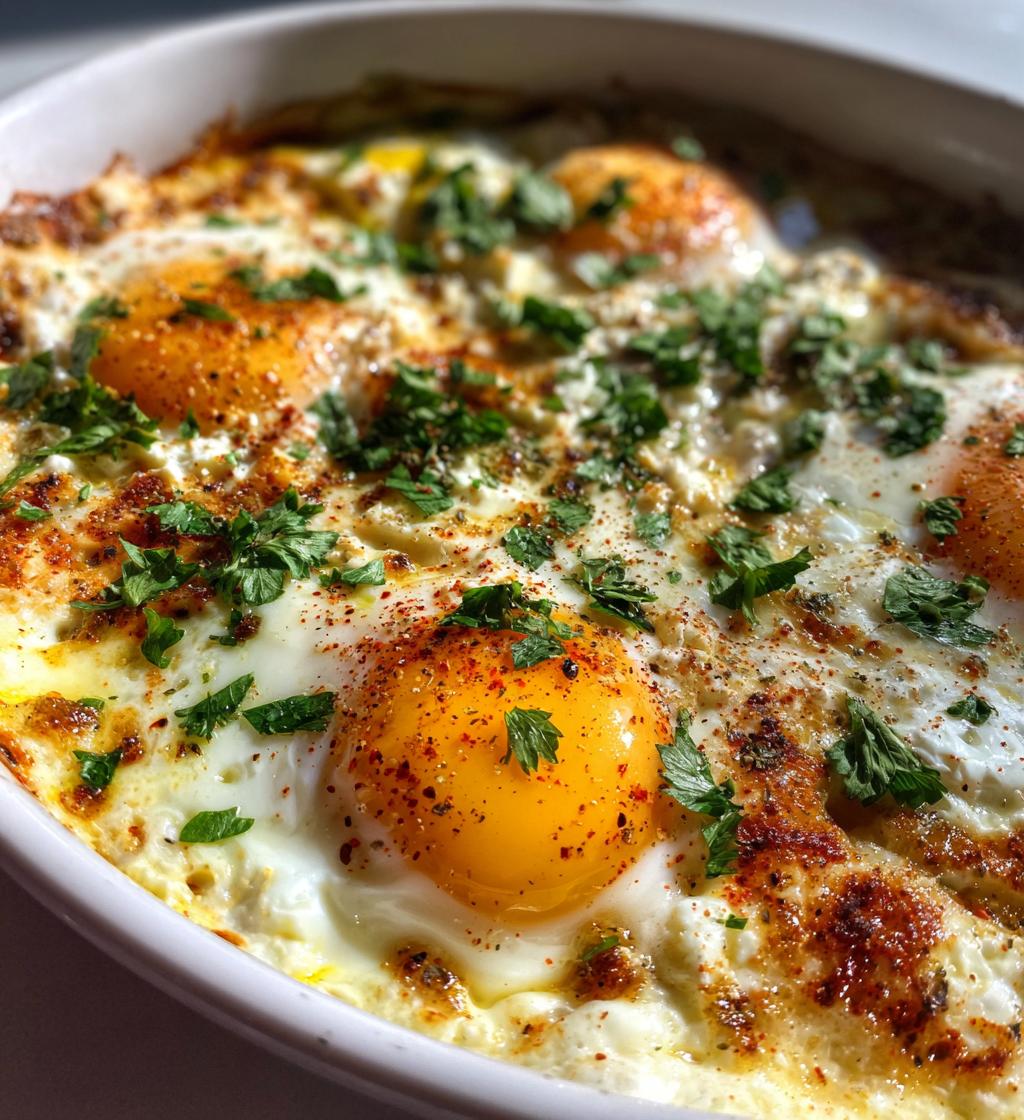 baked feta eggs recipe