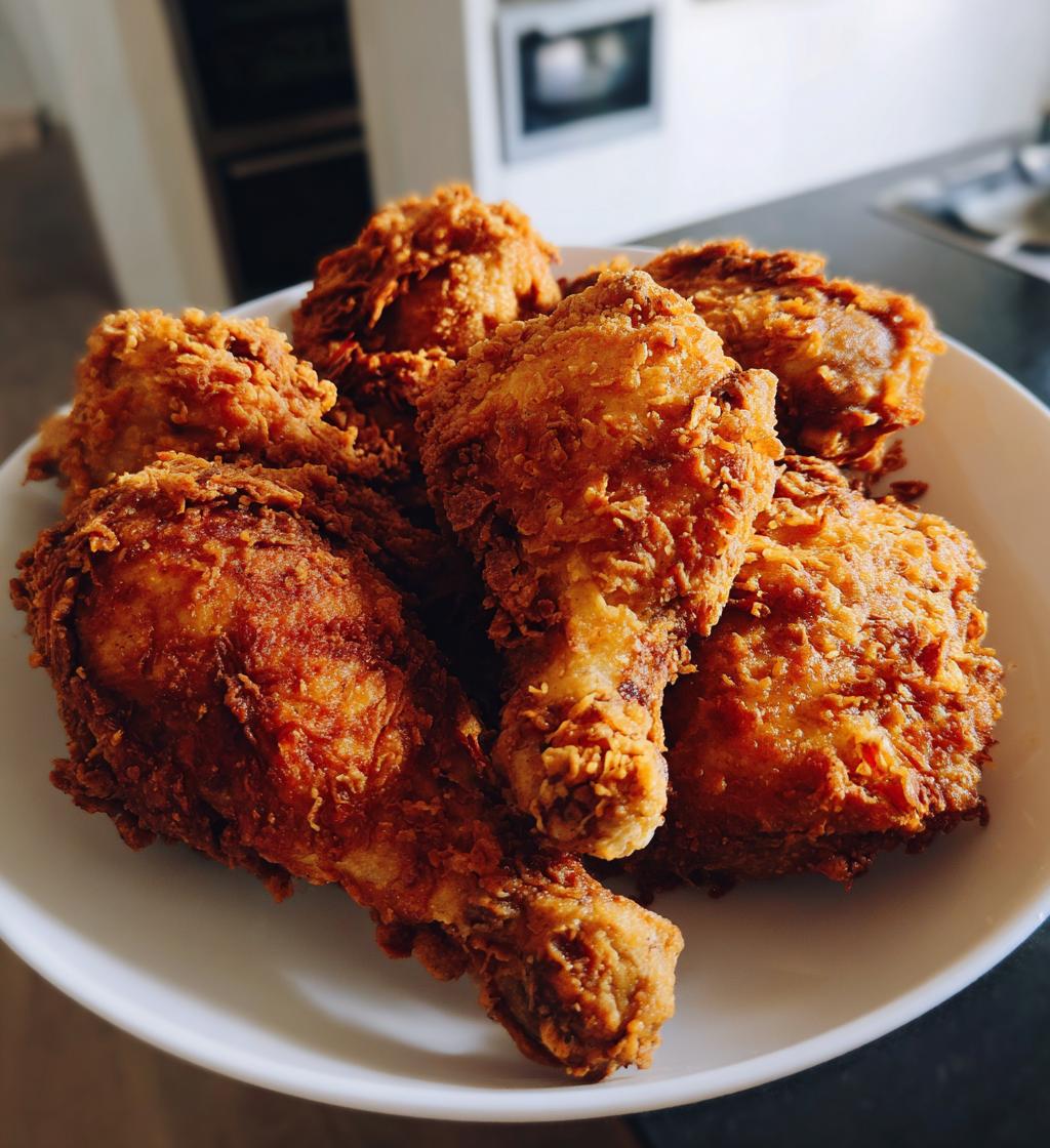 baked fried chicken - detail 1