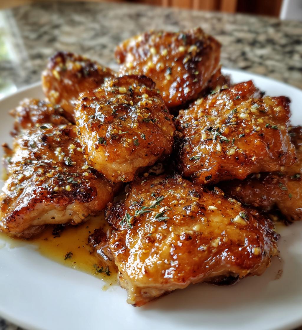 baked garlic brown sugar chicken