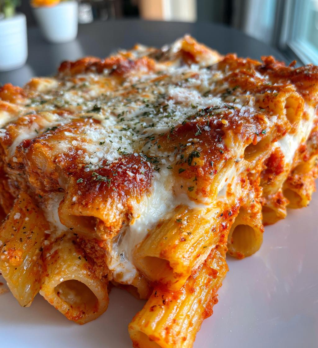 baked rigatoni pasta recipe - detail 1
