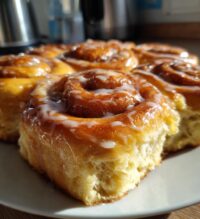 banana bread cinnamon rolls