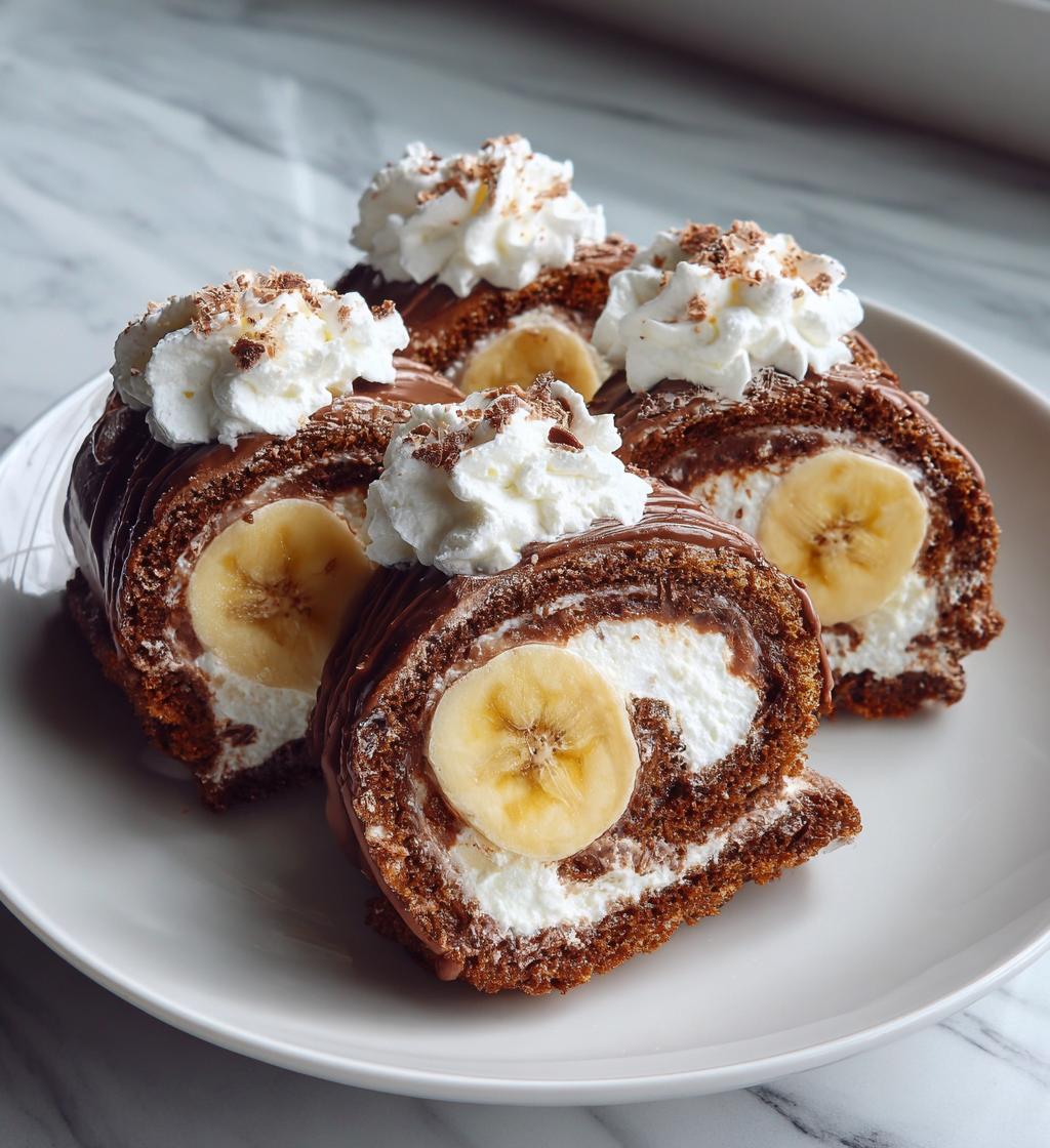 banana chocolate dream roll - detail 1