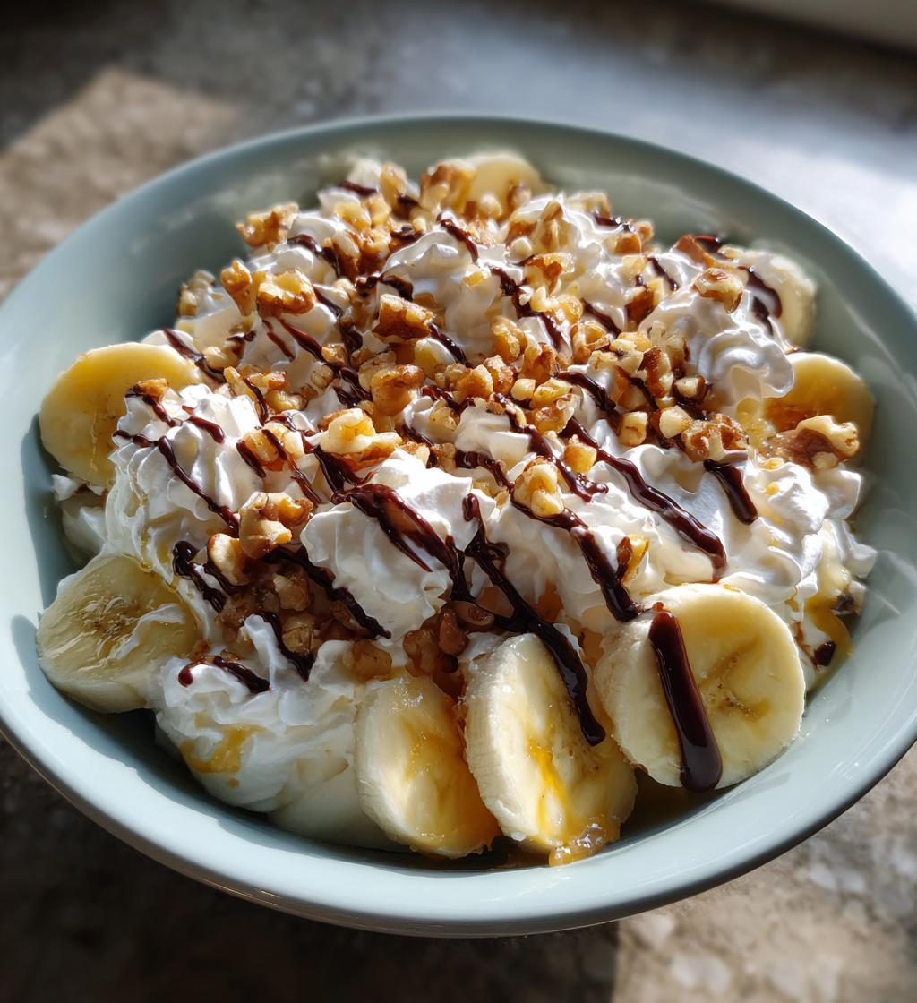 banana split fluff salad