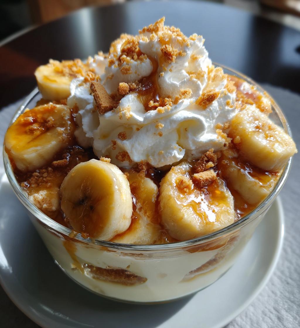 bananas foster banana pudding