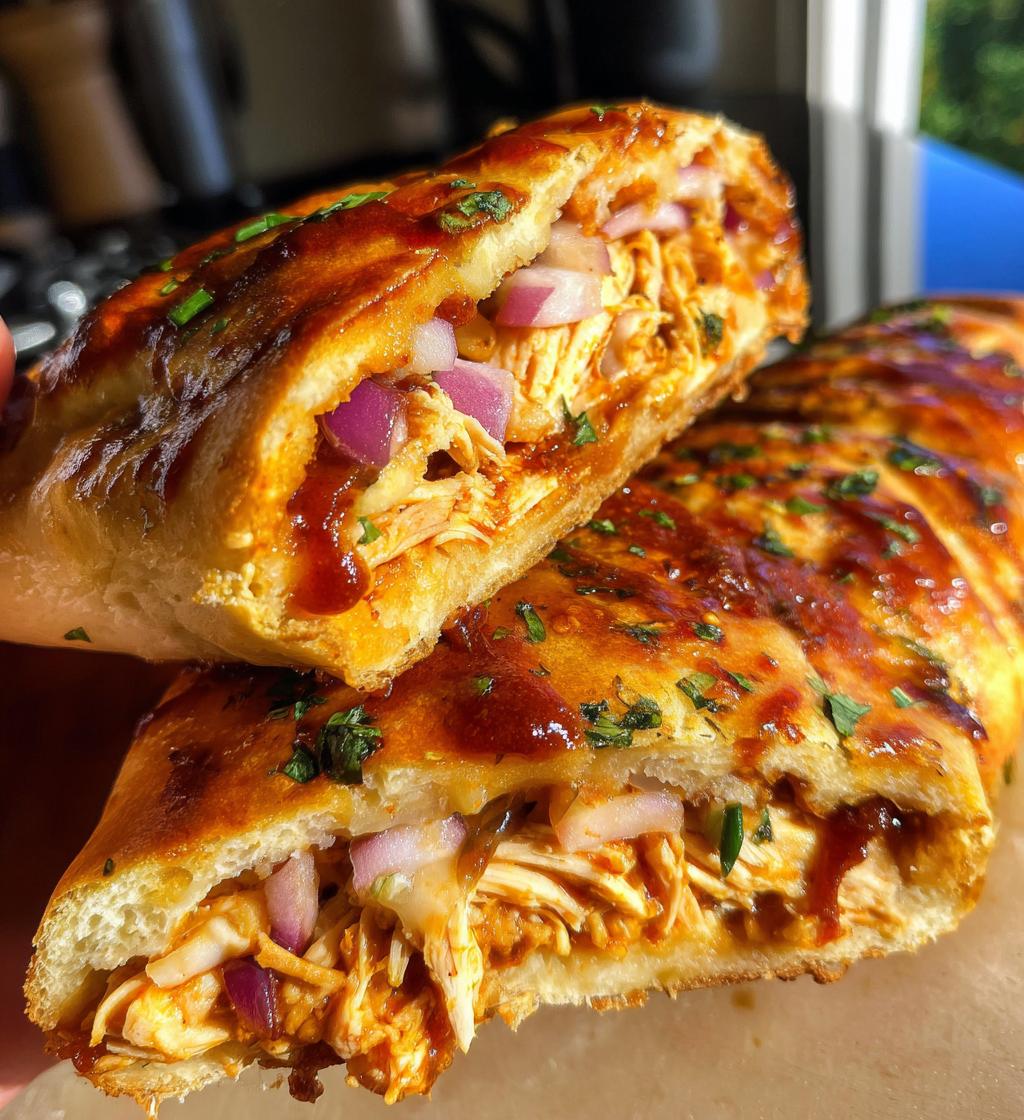 bbq chicken stromboli