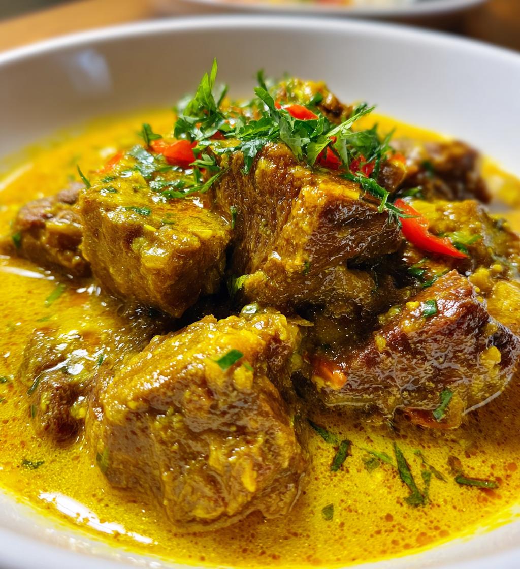 beef curry - detail 1