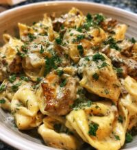 beef parmesan tortellini in creamy sauce recipe