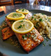 best baked salmon and quinoa dish