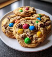 big chocolate mm valentines day cookies