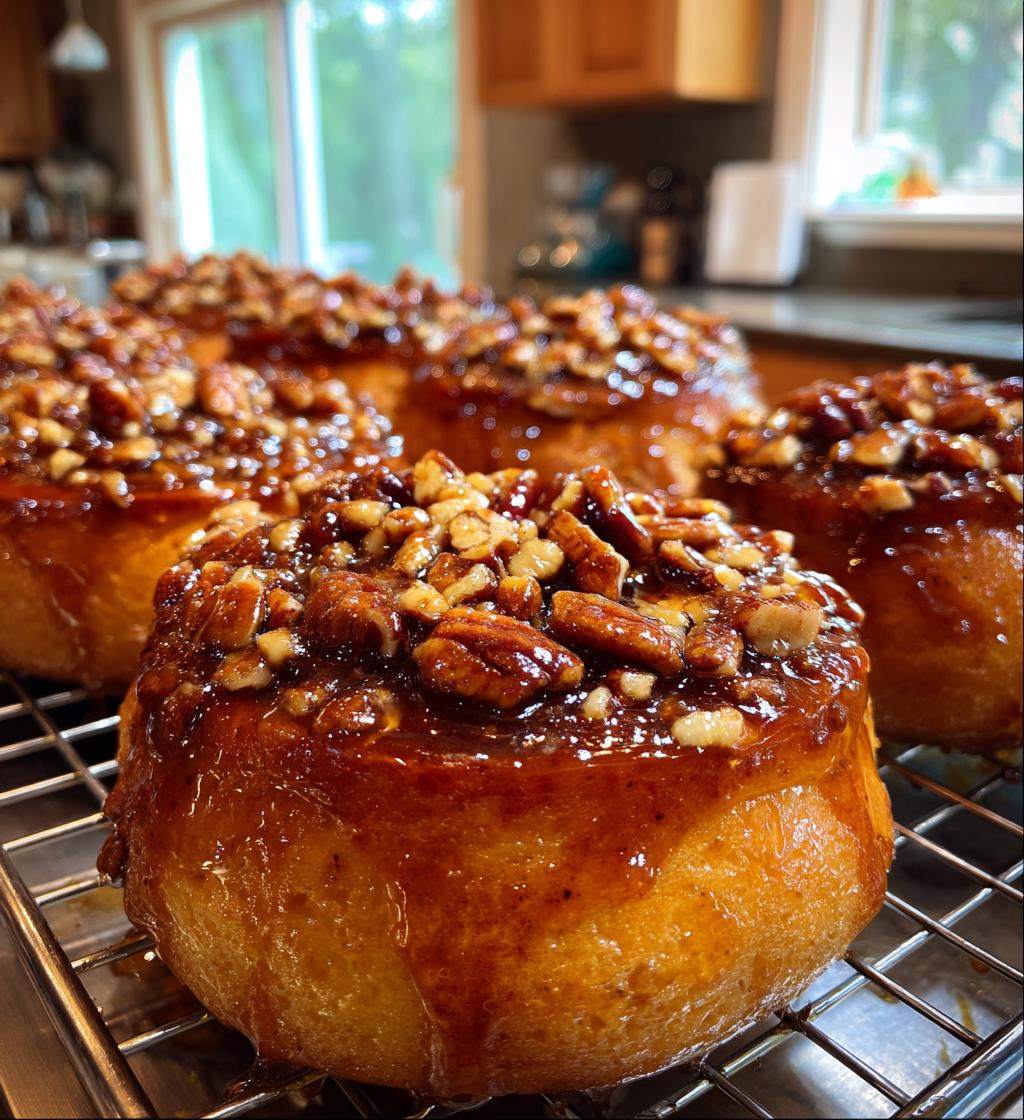 big fat pecan sticky buns - detail 1