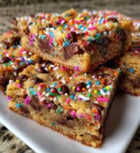 birthday cookie bars