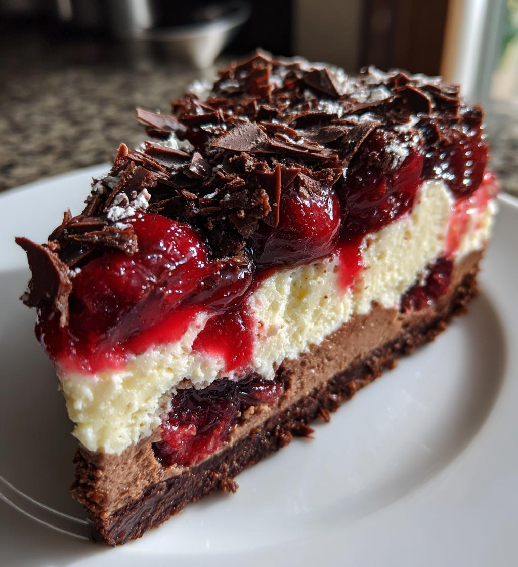 black forest cheesecake symphony - detail 1