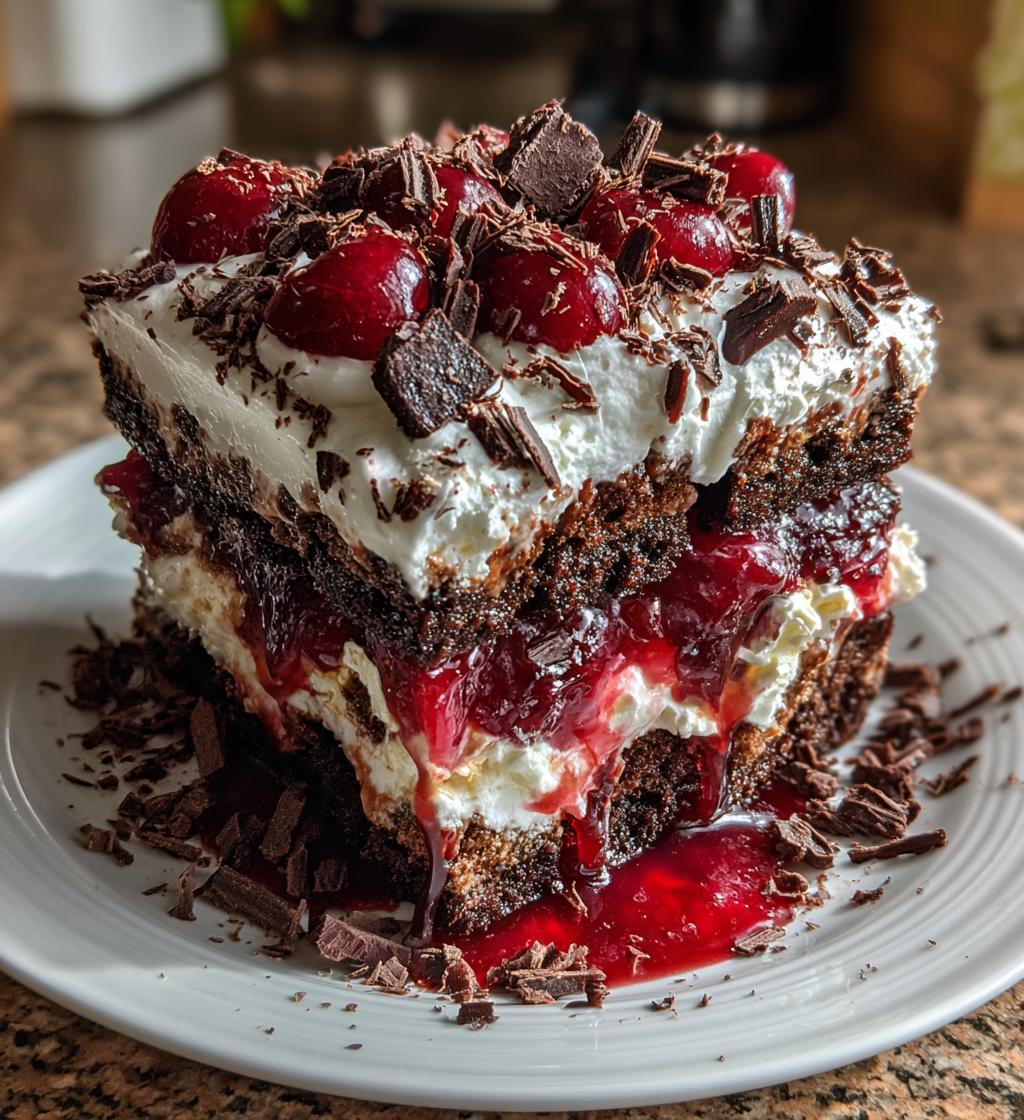 black forest trifle - detail 1
