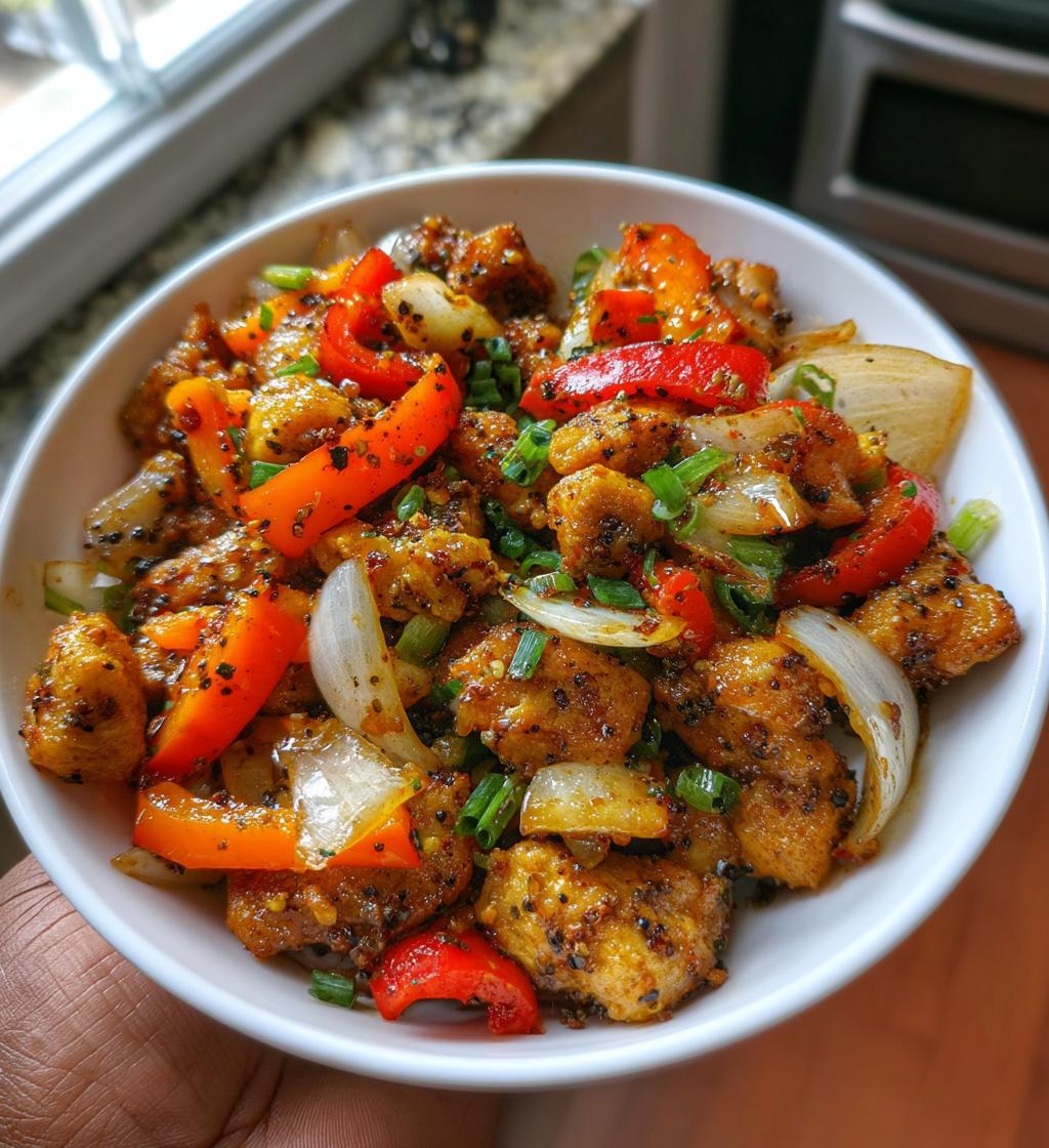 black pepper chicken