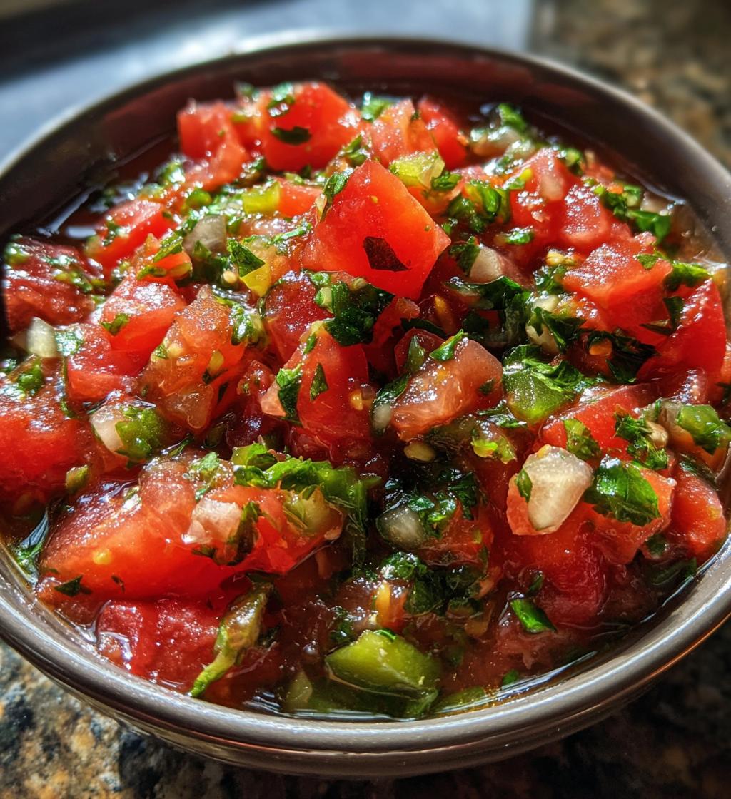 blender salsa - detail 1