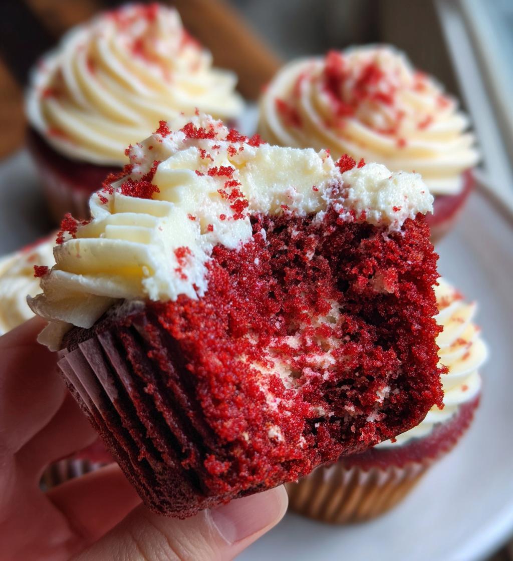 bloody red velvet cupcakes - detail 1