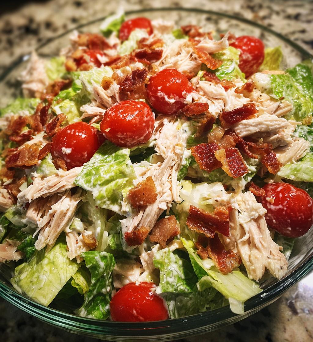 blt chicken salad - detail 1