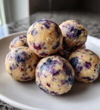 blueberry cheesecake bliss balls