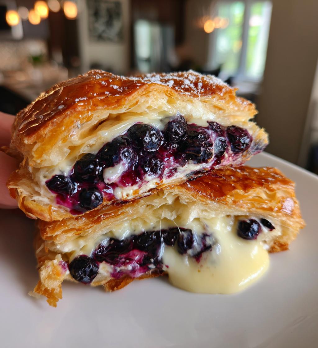 blueberry cream cheese puff pastry