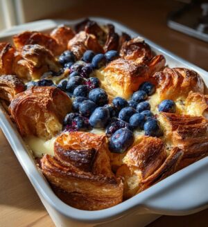 Blueberry Croissant French Toast Bake: 7 Heaven in Every Bite – Vihaad