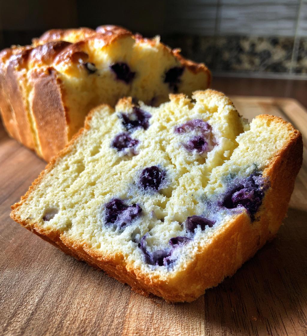 blueberry fluffy cottage cheese cloud bread