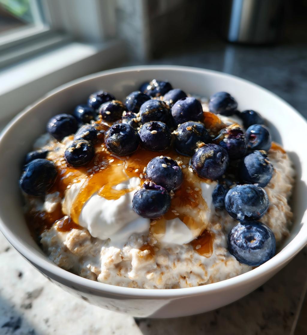 blueberry overnight oats