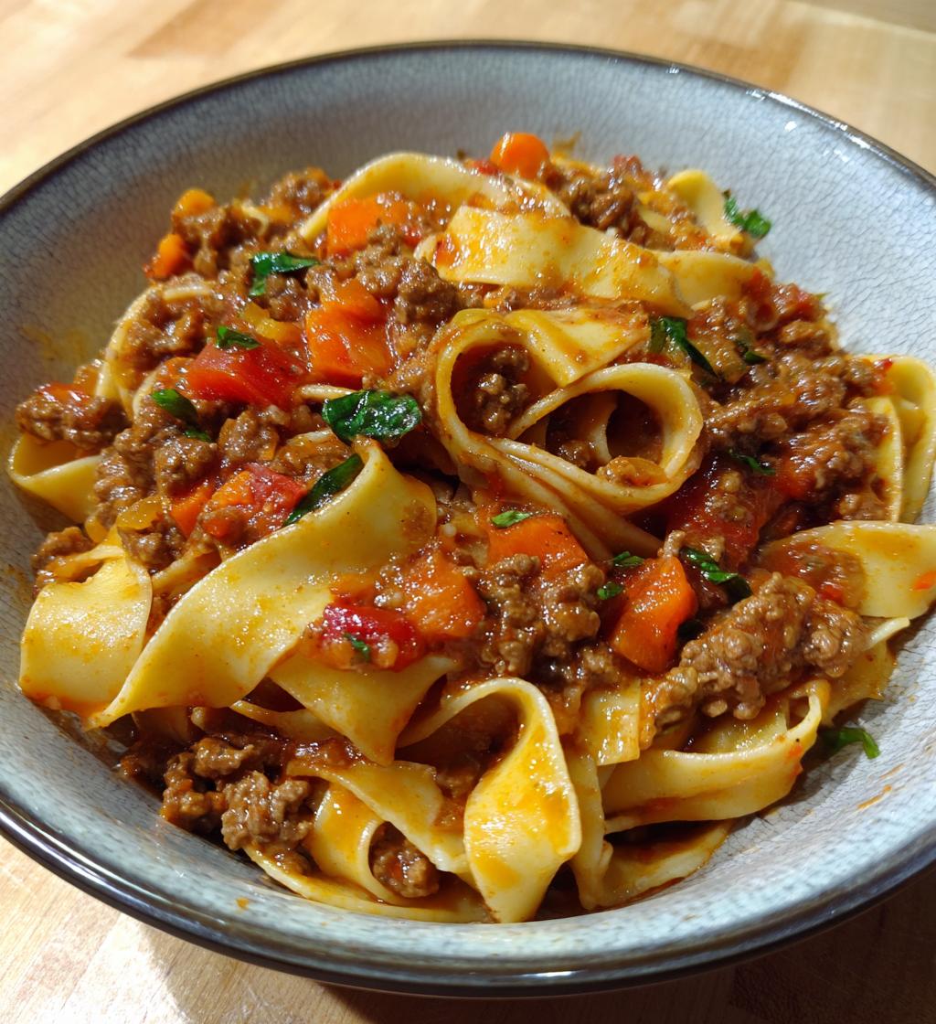 bolognese sauce - detail 1