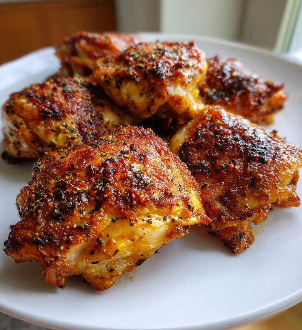 bone in skinless chicken thigh recipes air fryer