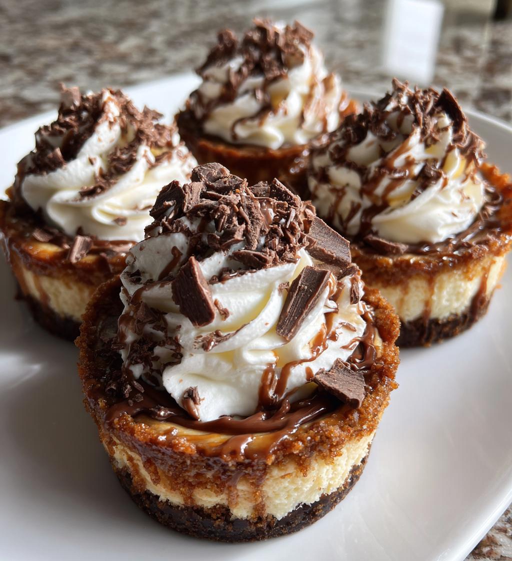 boozy baileys mini cheesecakes