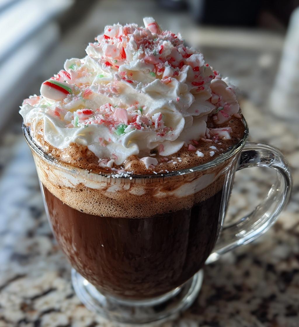 boozy peppermint mocha coffee