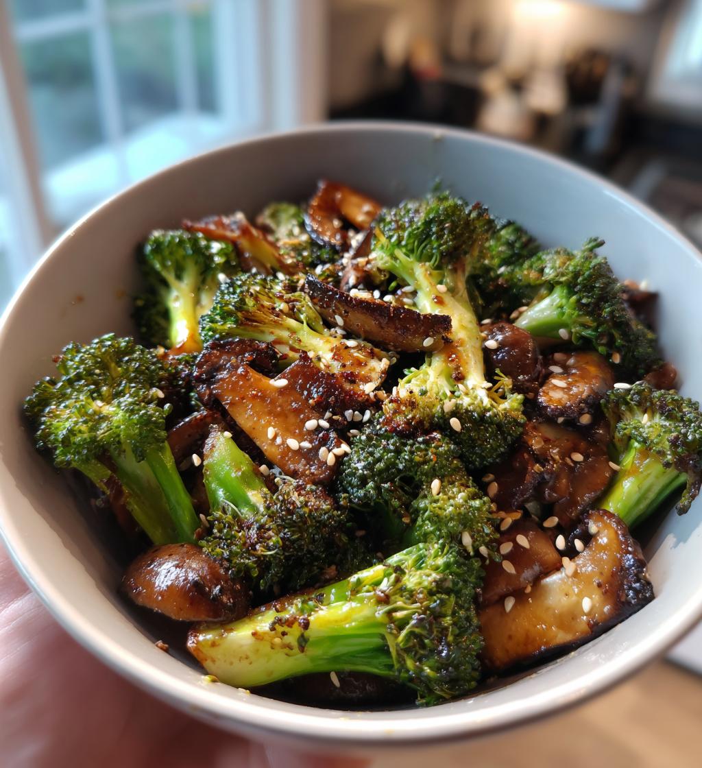broccoli and mushroom stir fry recipe - detail 1