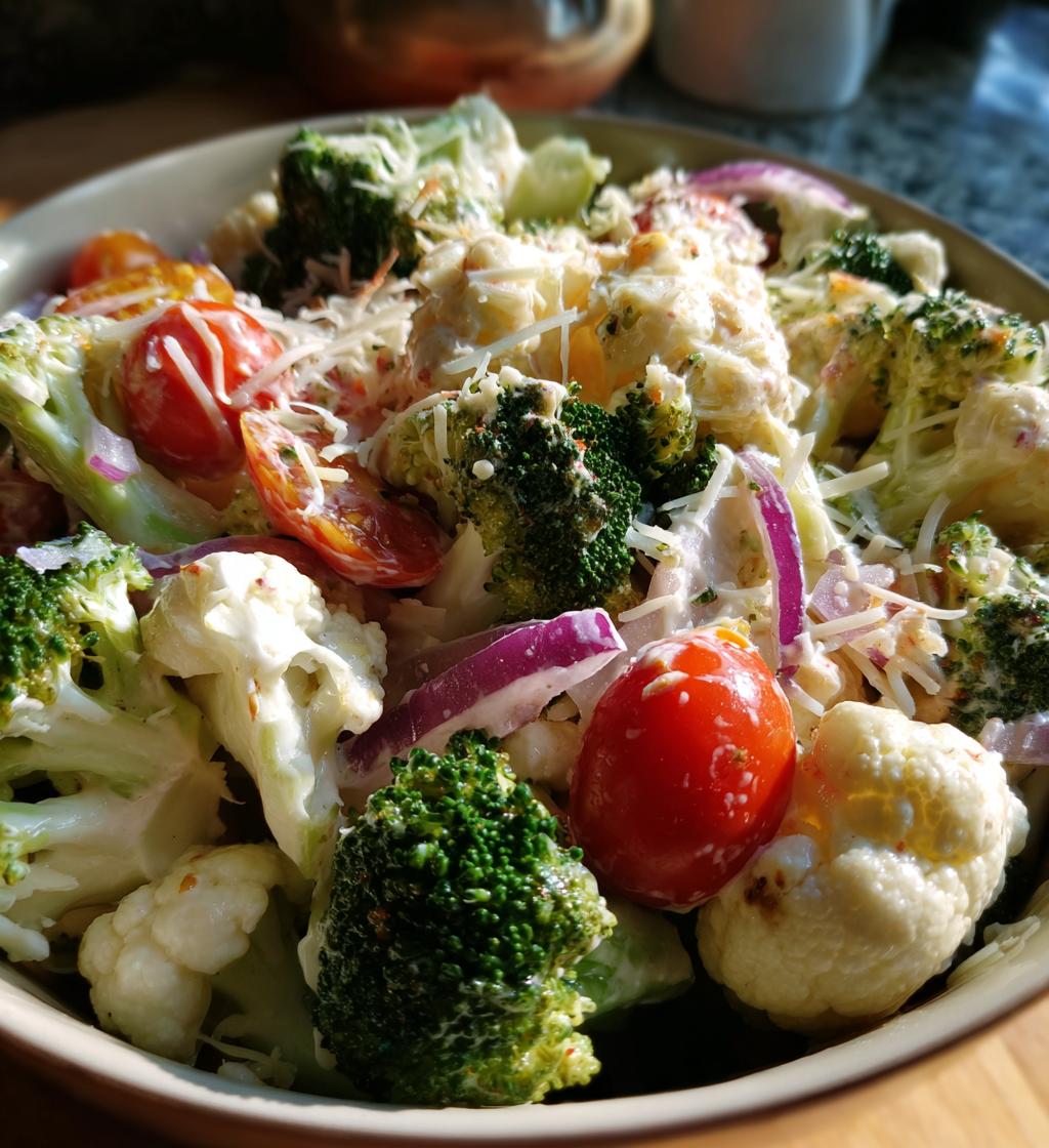 broccoli cauliflower salad
