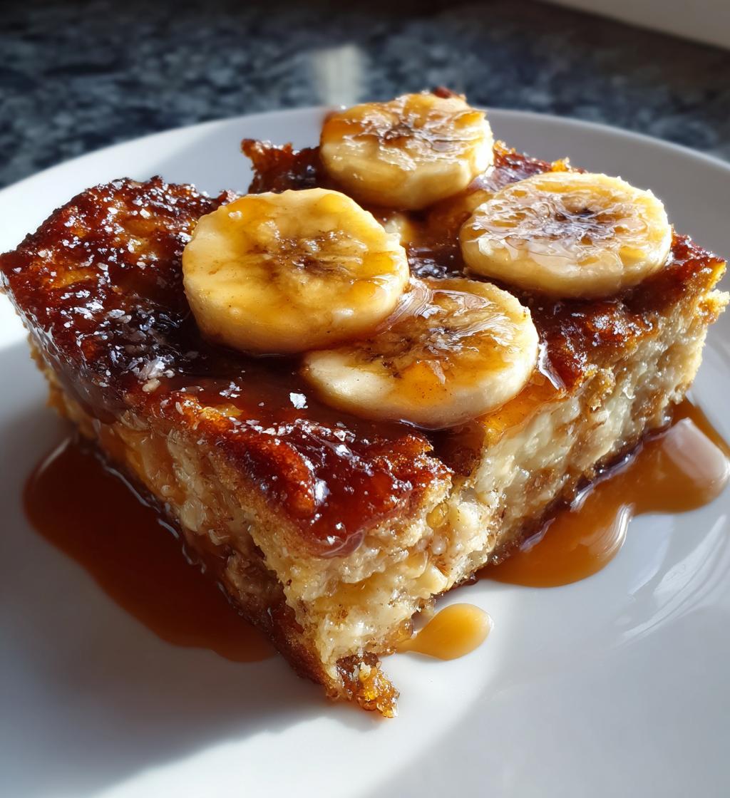brown sugar banana french toast casserole