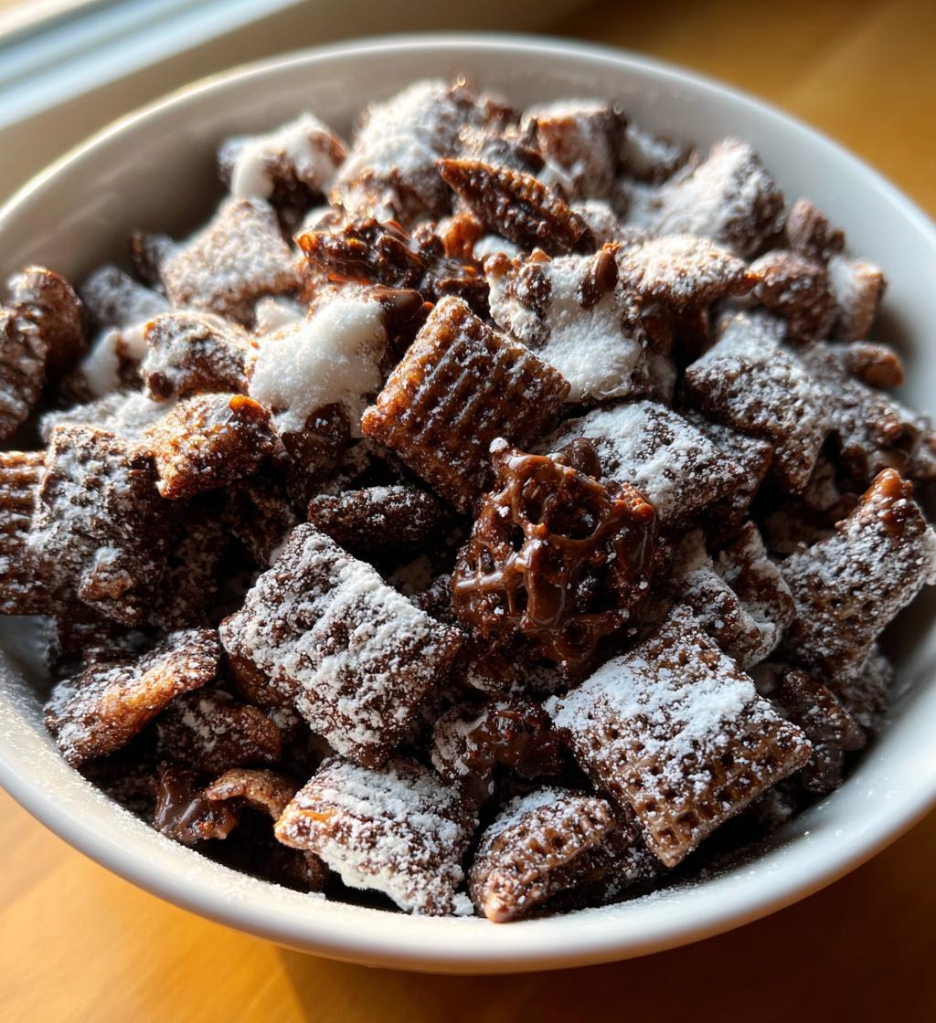 brownie puppy chow - detail 1